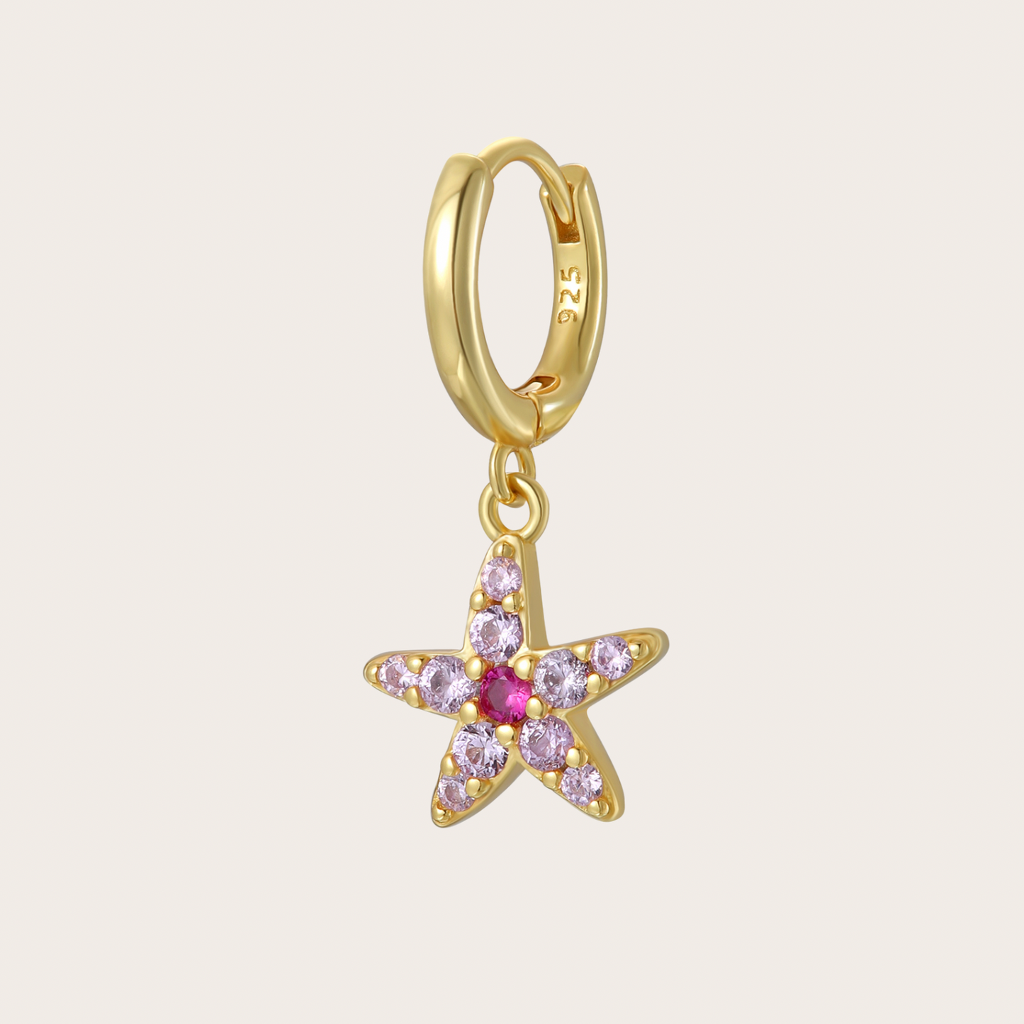 Hoops Wavy Oro Rosa