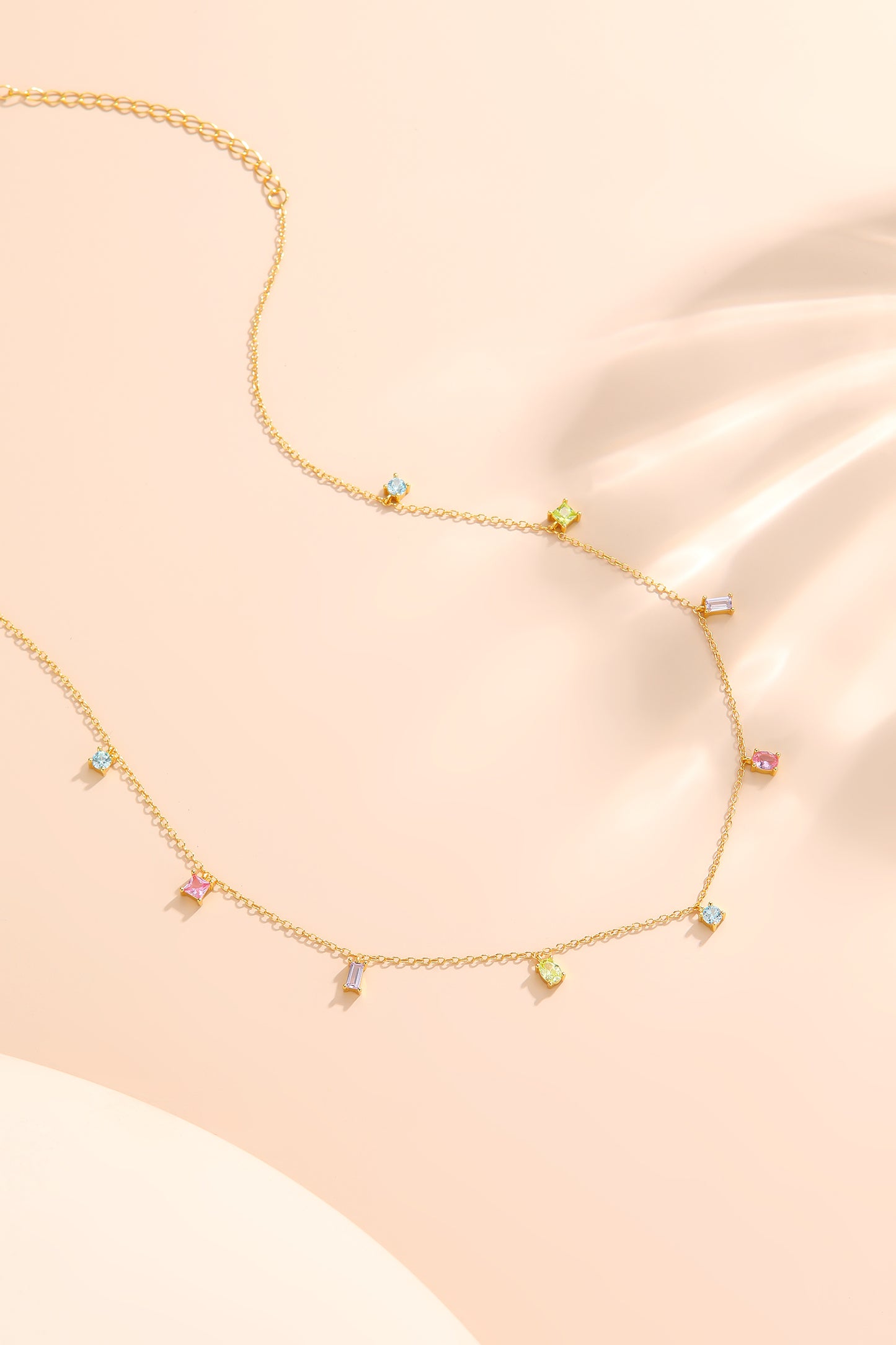 Collana Sparkle ARGENTO Pastello