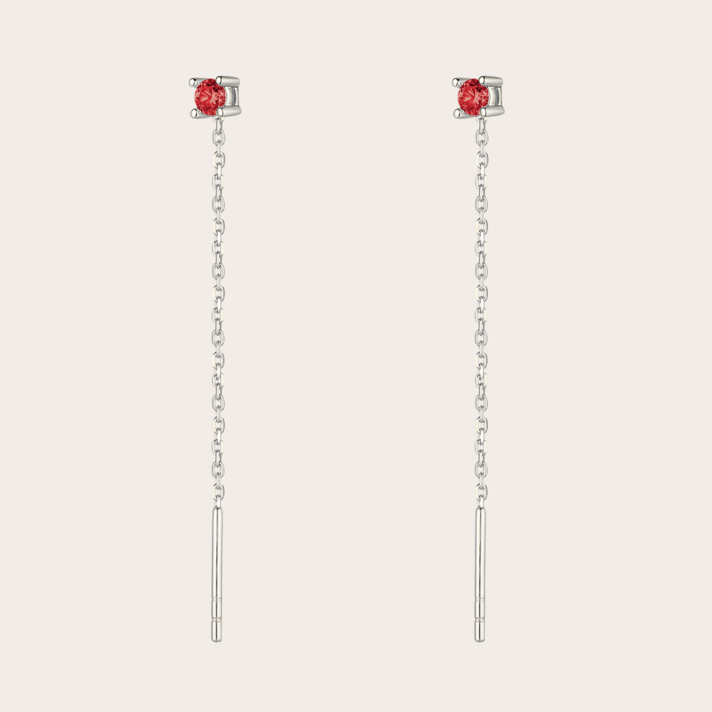 Orecchini Dreamy ARGENTO rosso