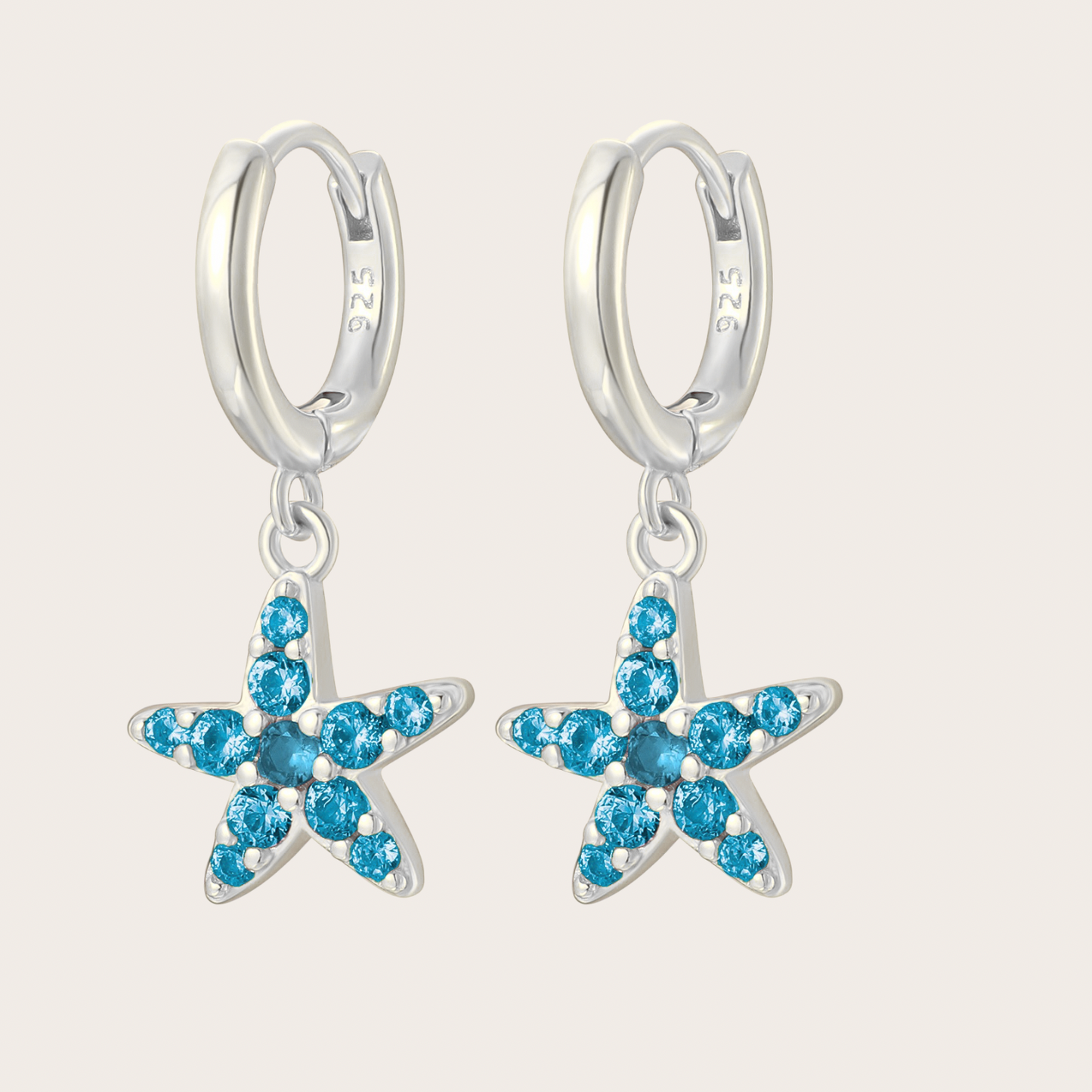 Hoops Wavy Argento Azzurri