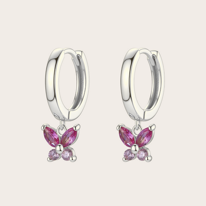 Hoops Fairy ARGENTO fucsia