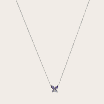 Collana Fairy ARGENTO viola