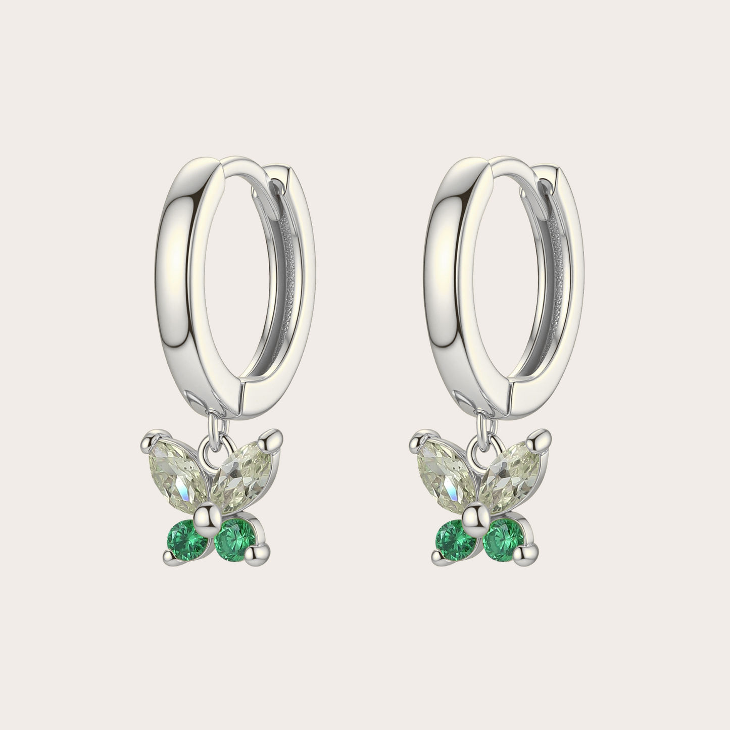Hoops Fairy ARGENTO verde