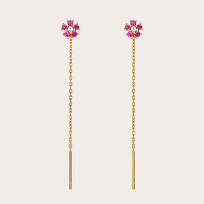Catenina Daisy ORO fucsia