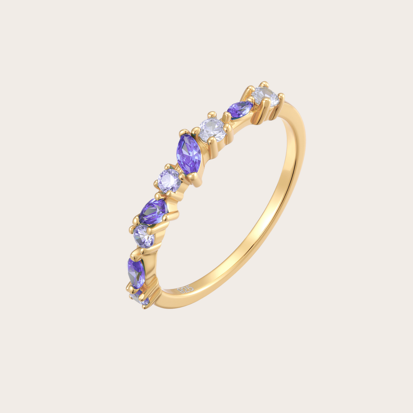 Anello Sparkle ORO Lilla