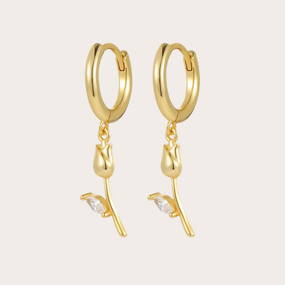 Orecchini Hoops Tulip ORO