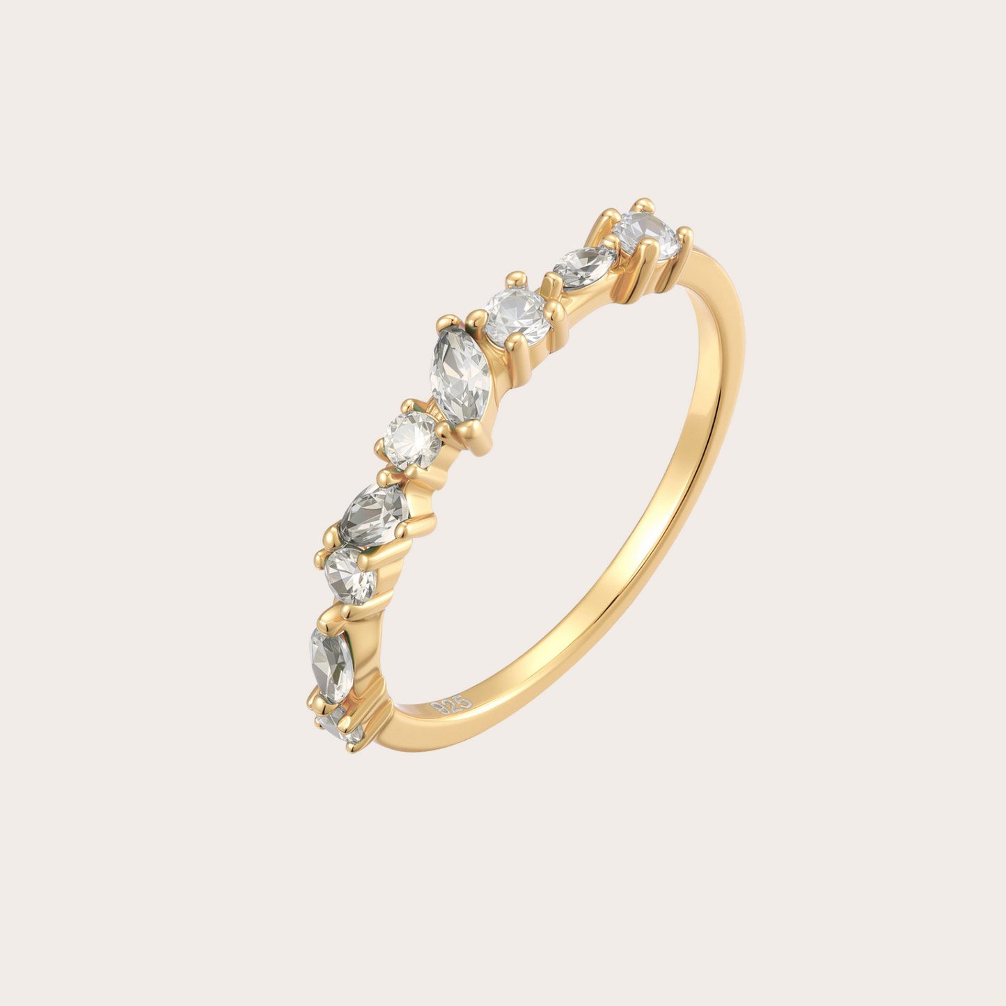 Anello Sparkle ORO Trasparente