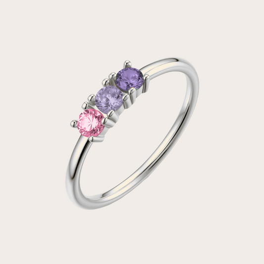 Anello Dreamy ARGENTO rosa, viola, lilla