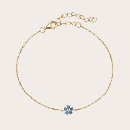 Bracciale Daisy ORO Blu pastello