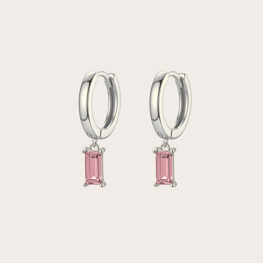 Hoops Stormy ARGENTO rosa chiaro
