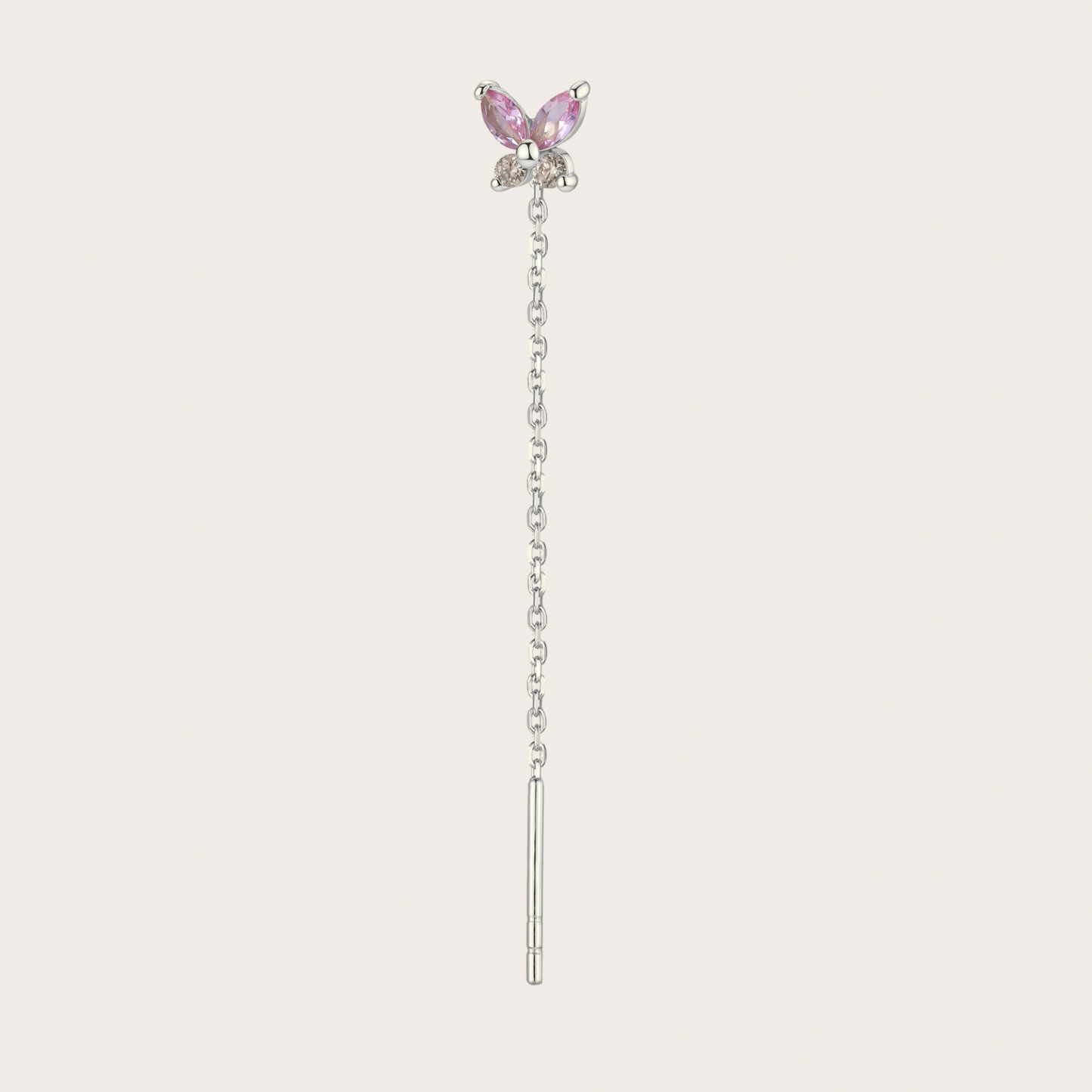 Orecchini Catenina Fairy ARGENTO rosa e rame
