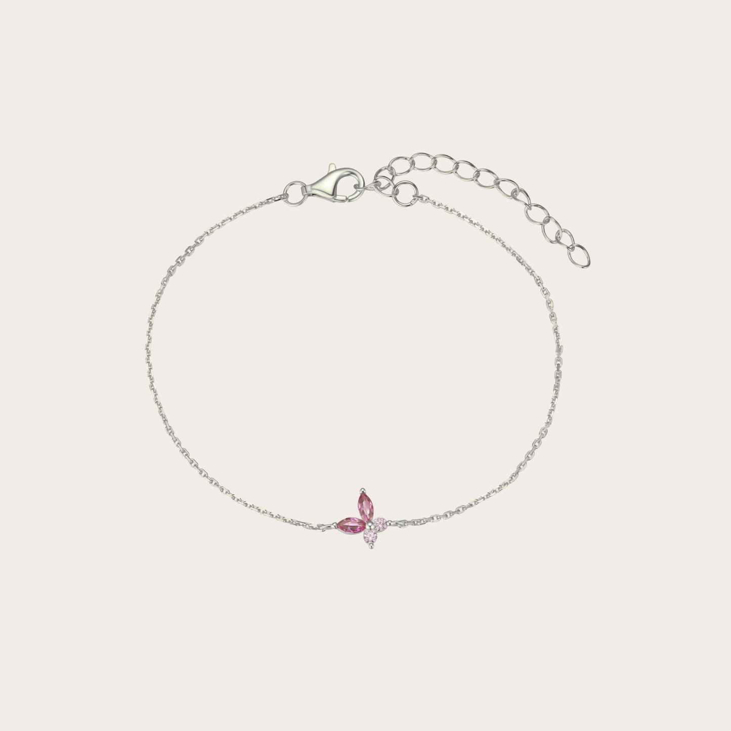 Bracciale Fairy ARGENTO fucsia