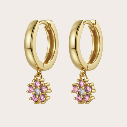 Hoops Daisy ORO rosa