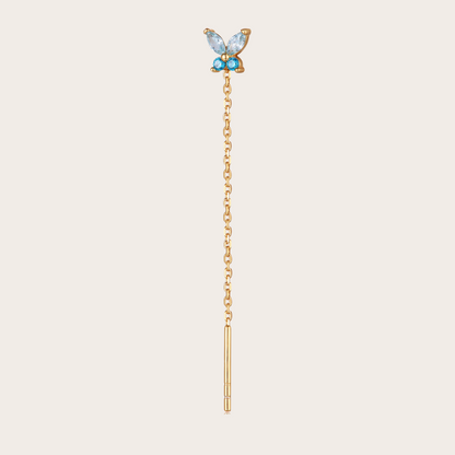 Orecchini Catenina Fairy ORO azzurro