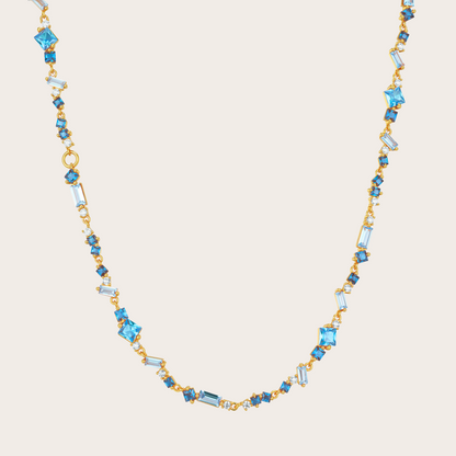 Collana Sparkle Deluxe ORO Azzurra