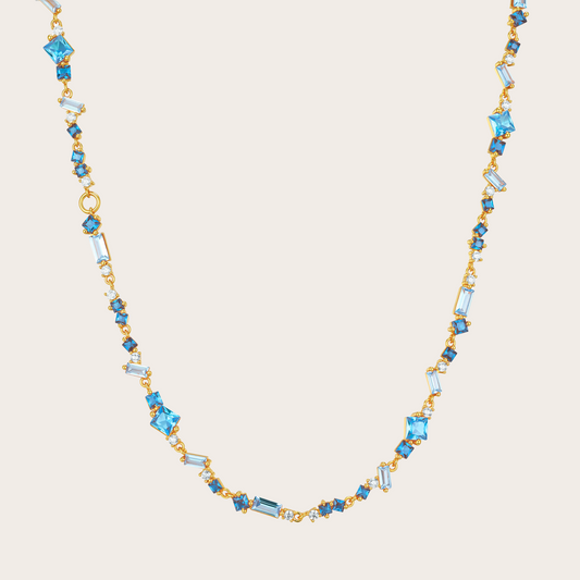 Collana Sparkle Deluxe ORO Azzurra