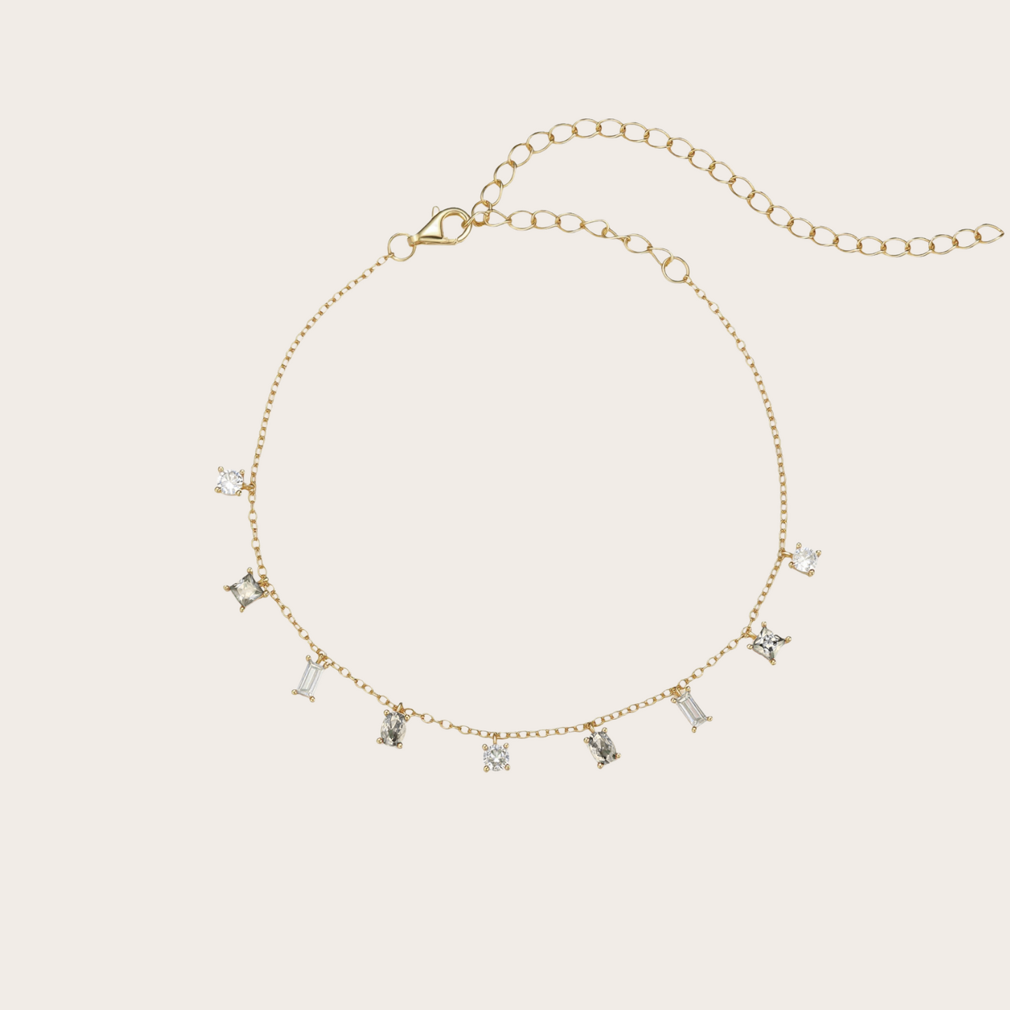 Cavigliera Sparkle ORO Trasparente