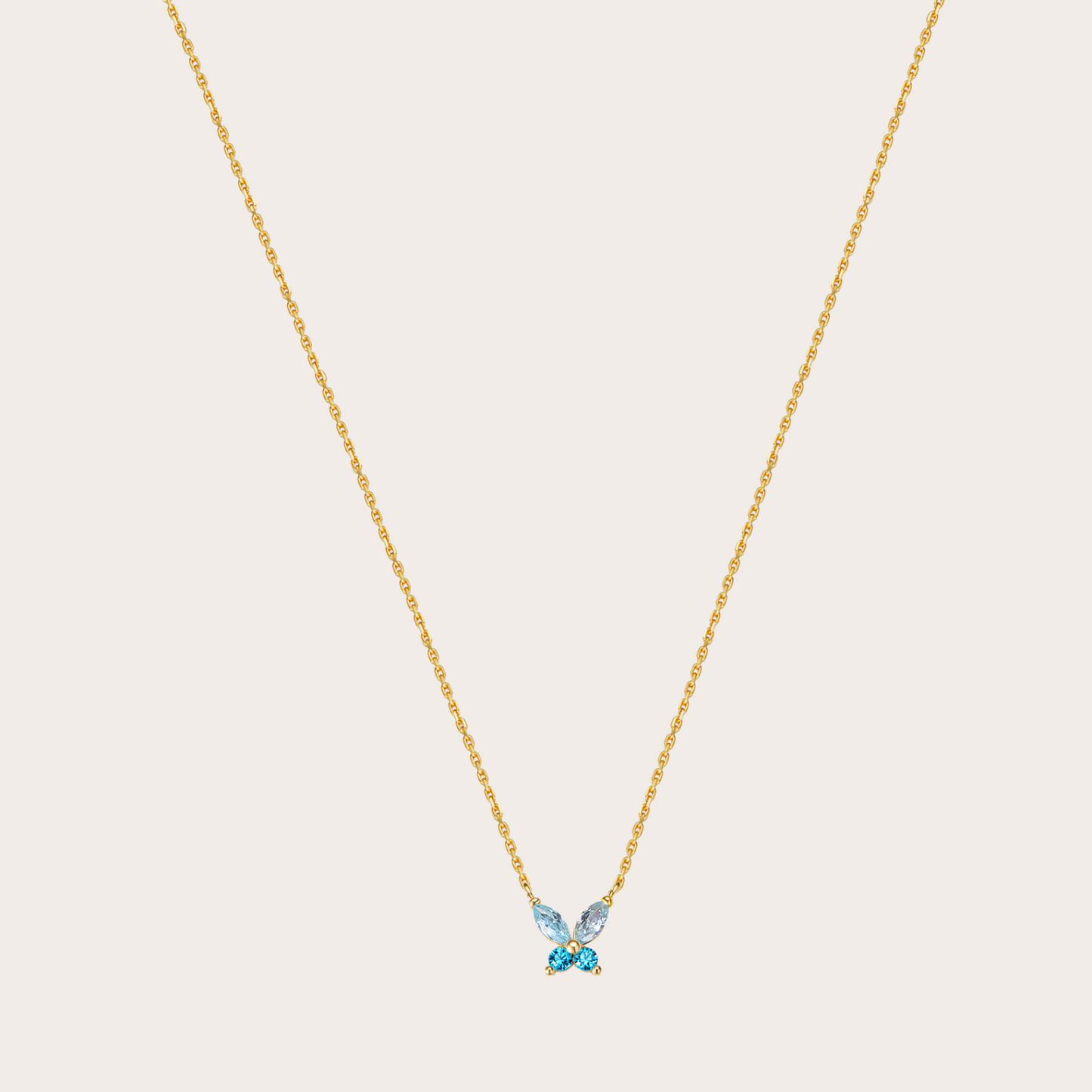 Collana Fairy ORO azzurra