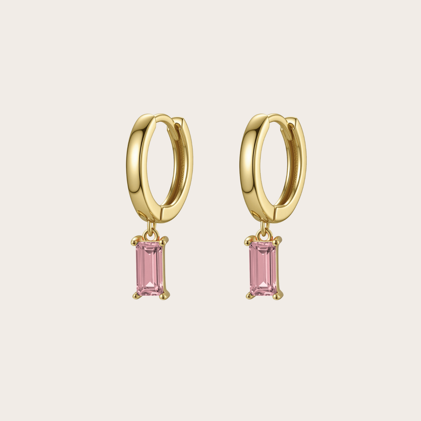 Hoops Stormy ORO rosa chiaro
