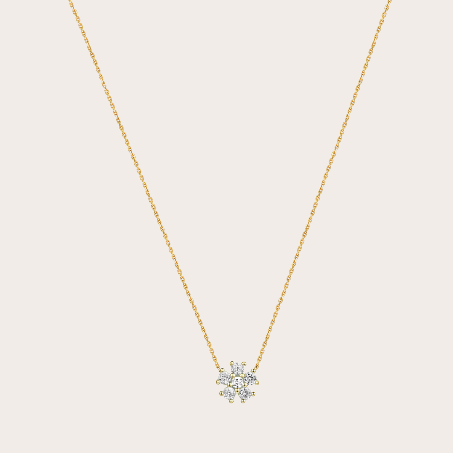 Collana Daisy ORO trasparente