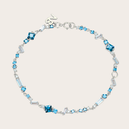 Bracciale Sparkle Deluxe ARGENTO Azzurro