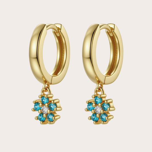Hoops Daisy ORO azzurro