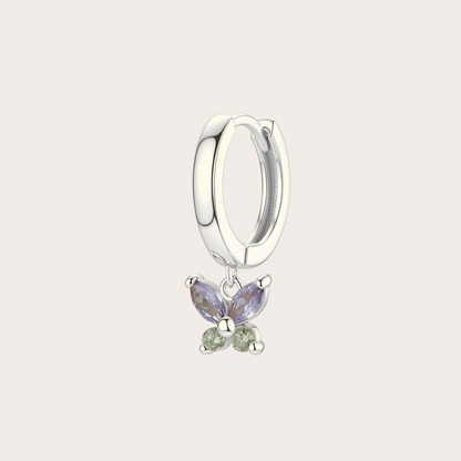 Hoops Fairy ARGENTO lilla e verde mela