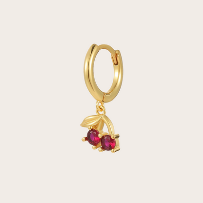Orecchini Hoops Cherry Oro