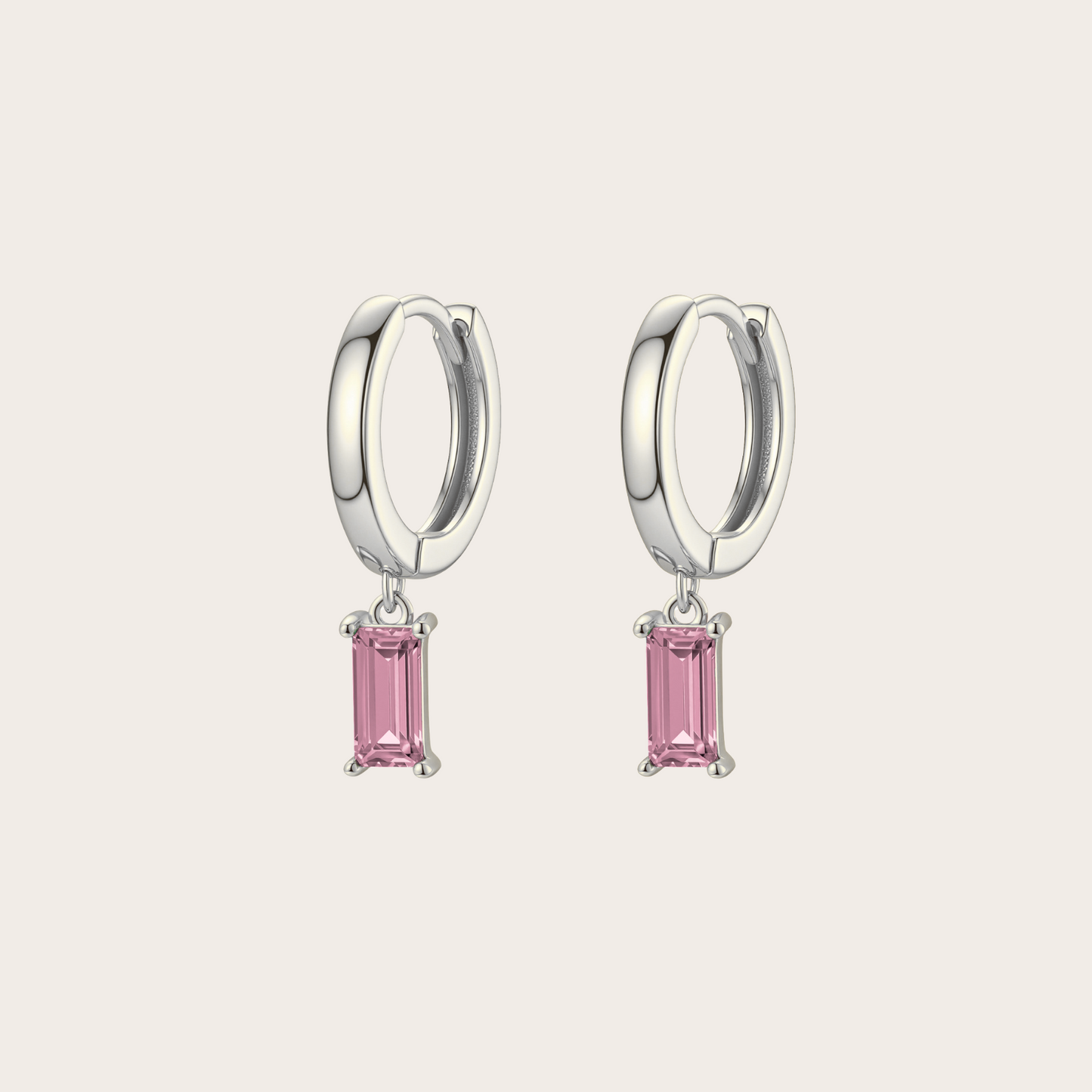 Hoops Stormy ARGENTO rosa