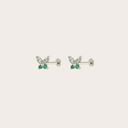 Orecchini Fairy lobo ARGENTO verde