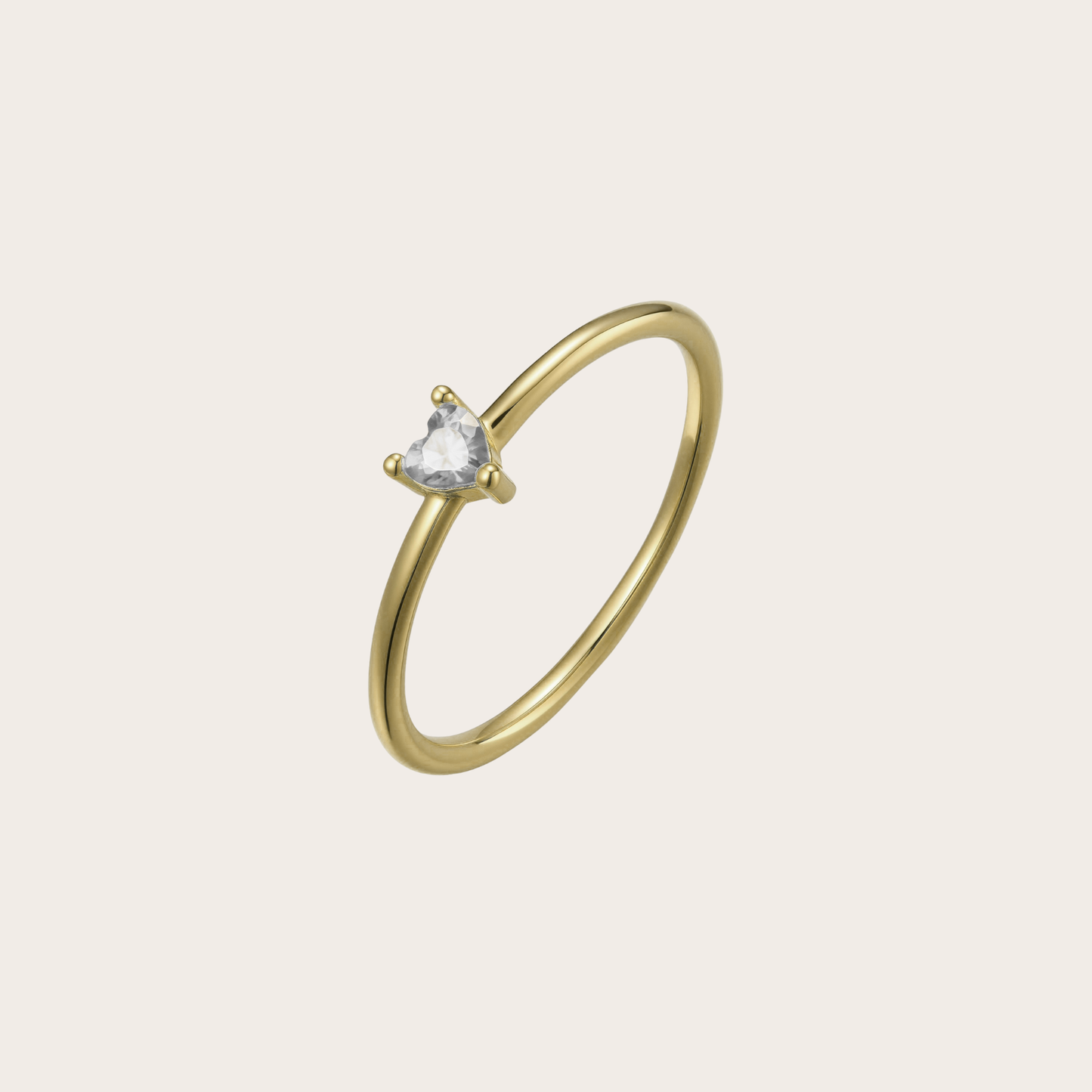 Anello Heartily ORO trasparente