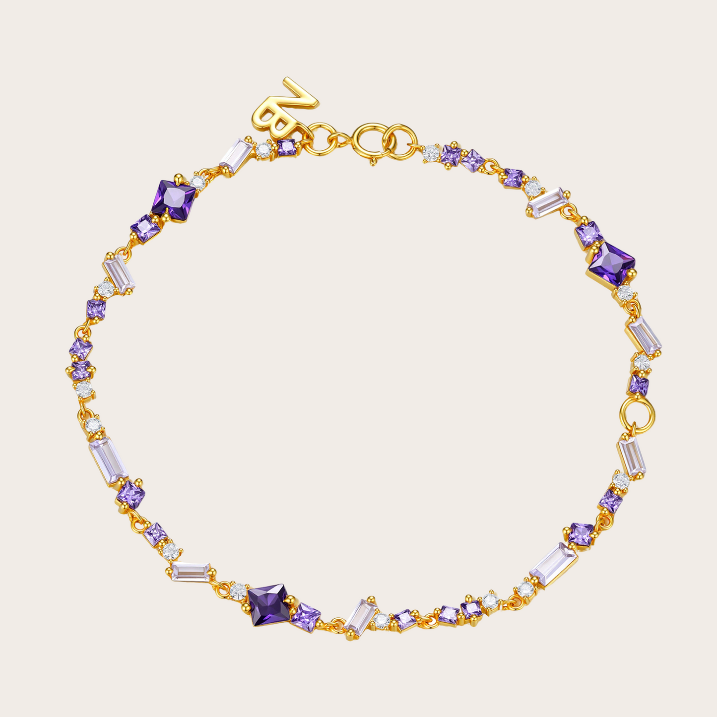 Bracciale Sparkle Deluxe ORO Lilla