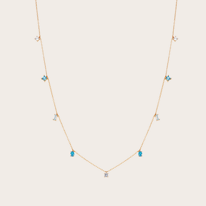 Collana Sparkle ORO Azzurra