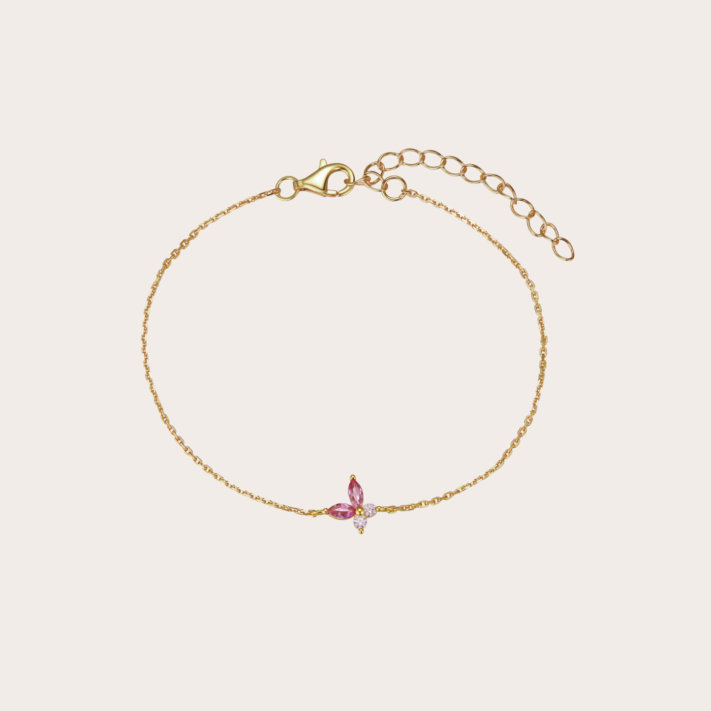 Bracciale Fairy ORO fucsia