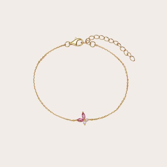 Bracciale Fairy ORO fucsia