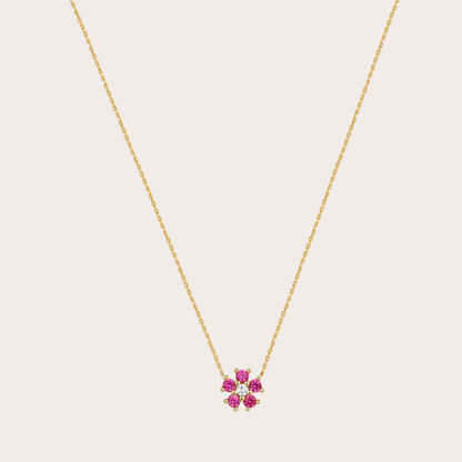 Collana Daisy ORO fucsia