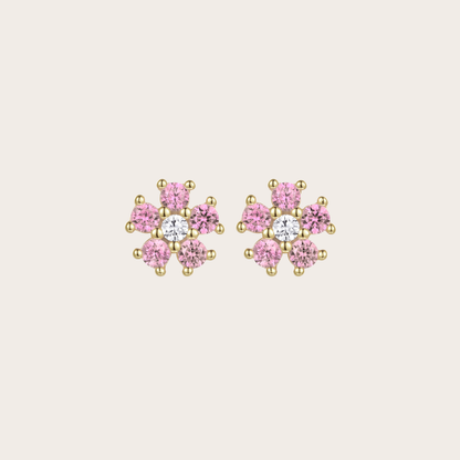 Orecchini Daisy lobo ORO rosa