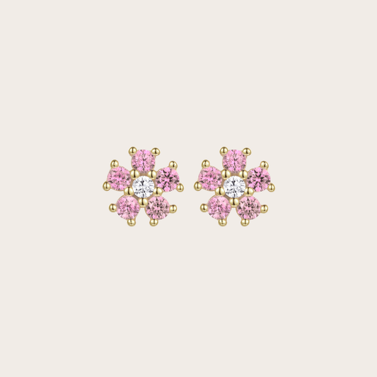 Orecchini Daisy lobo ORO rosa