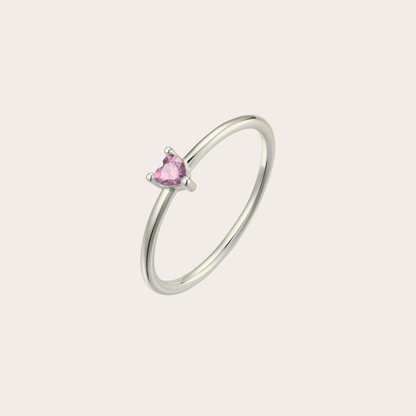 Anello Heartily ARGENTO rosa