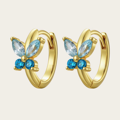 Orecchini a Cerchio Fairy ORO azzurro