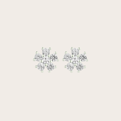 Orecchini Daisy lobo ARGENTO trasparente