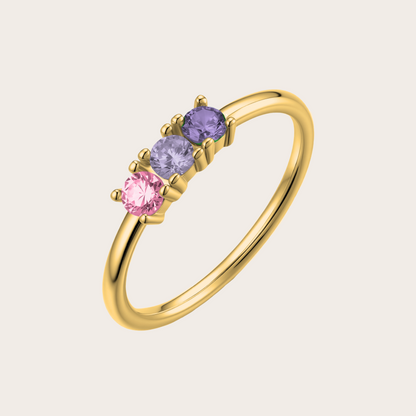 Anello Dreamy ORO rosa, viola, lilla