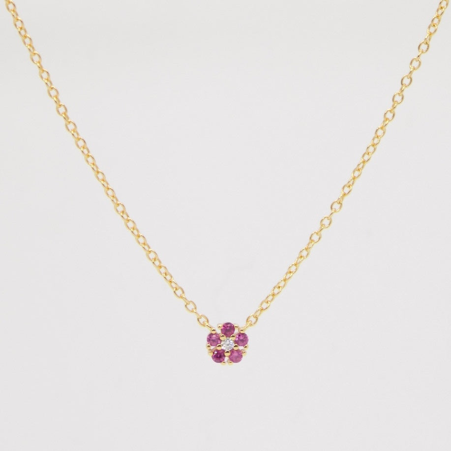 Collana Daisy ORO fucsia