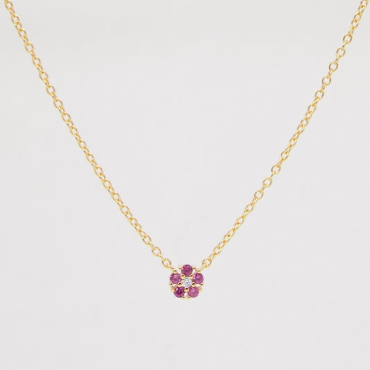 Collana Daisy ORO fucsia