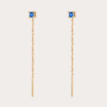 Orecchini Dreamy ORO blu pastello
