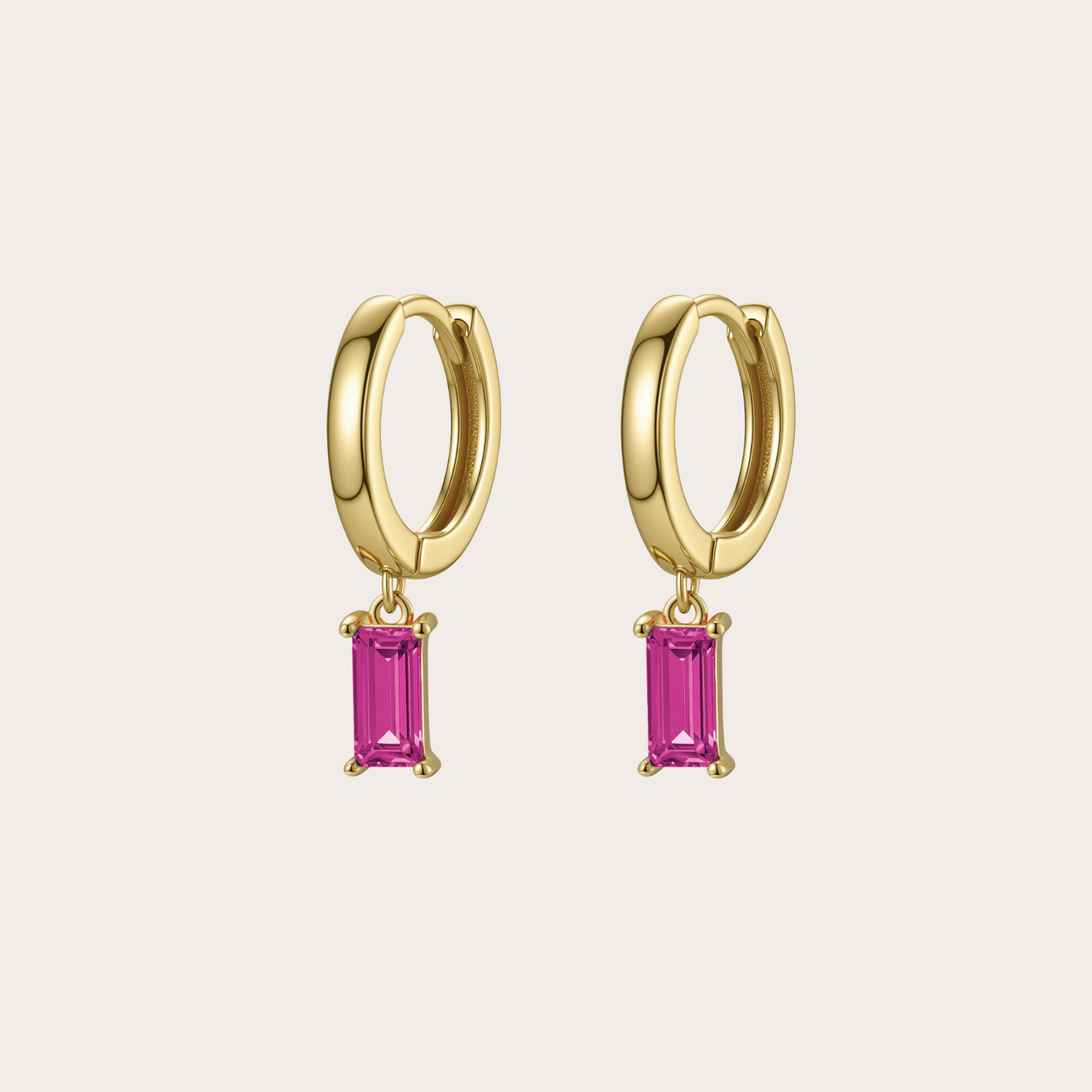 Hoops Stormy ORO fucsia