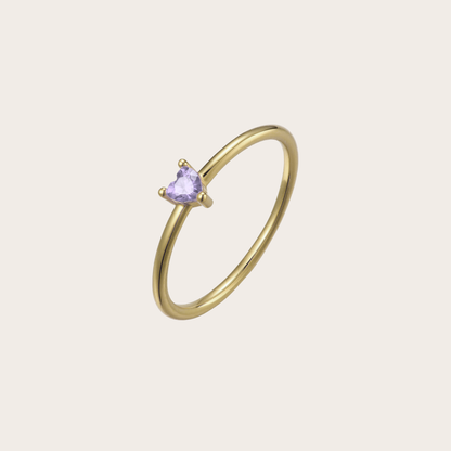 Anello Heartily ORO lilla