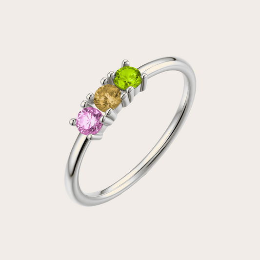 Anello Dreamy ARGENTO rosa, rame, verde mela