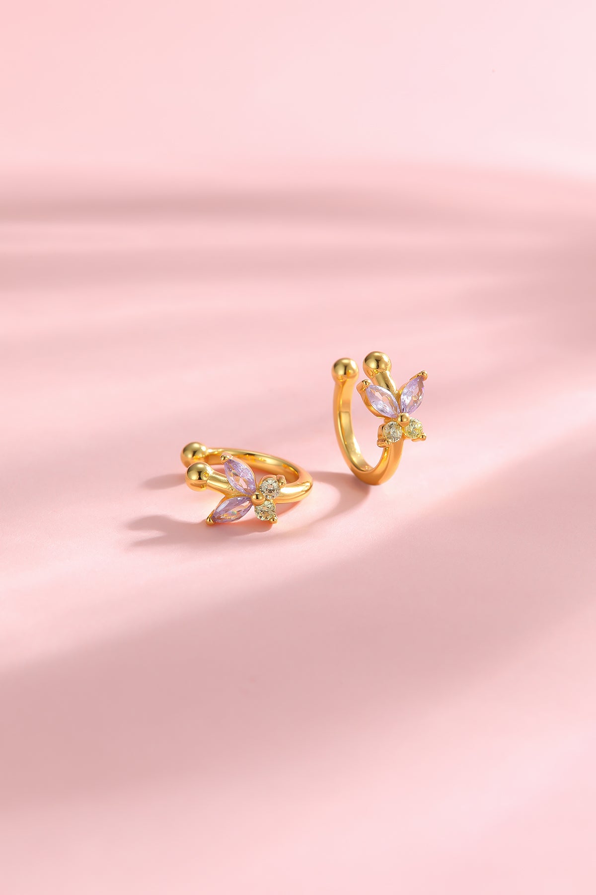 Ear cuff Fairy ORO trasparente