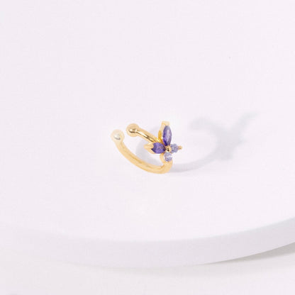 Ear cuff Fairy ORO viola